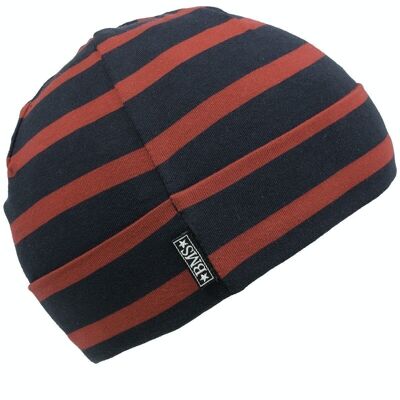 Cappellino in cotone ORGANIC per bambini blu navy/rosso