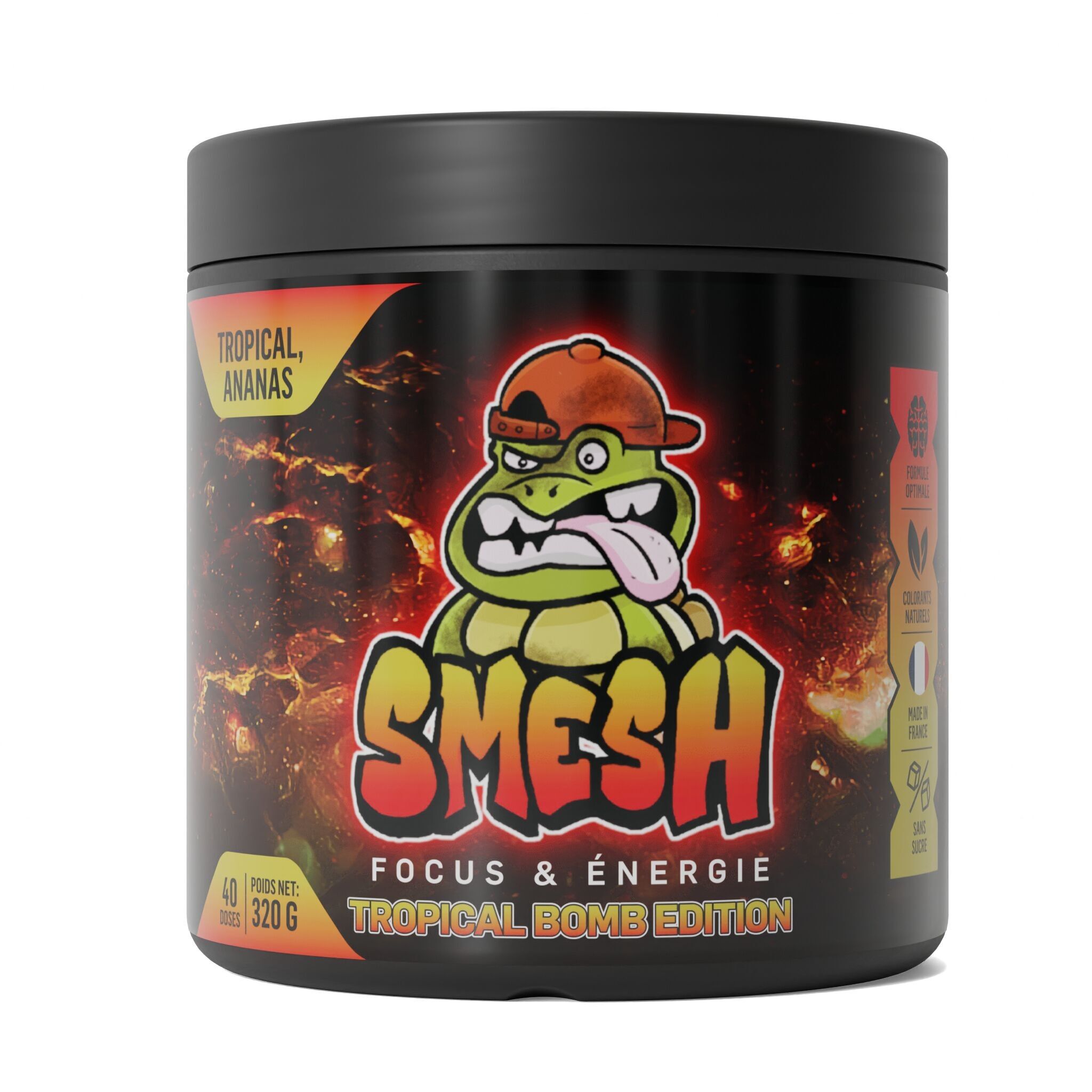 Énergisant en poudre - 320g (40 doses) - Tropical, Ananas