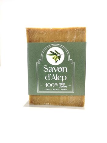Savon d'Alep Pur Olive 200g 1