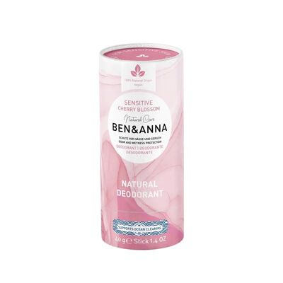 Natural deodorant in tube - Sensitive Cherry Blossom - 40g