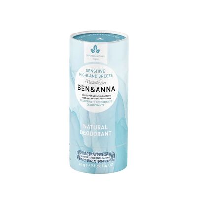 Natural deodorant in tube - Sensitive Highland Breeze - 40g