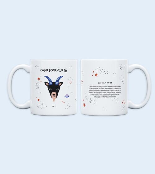 Kit Taza y Calcetines UO Horóscopo Capricornio