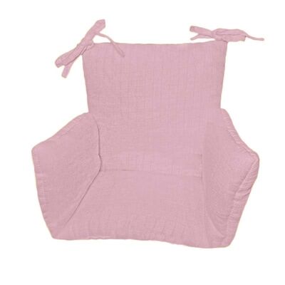 Coussin de Chaise Haute en Coton Bio Rose