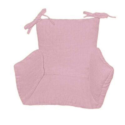 Organic Cotton High Chair Cushion Pink