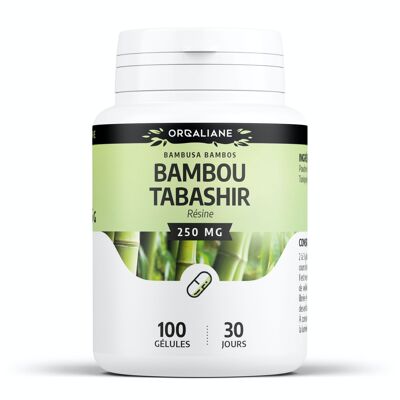 Bambú Tabashir - 250 mg - 100 cápsulas