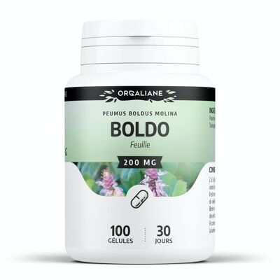 Boldo - 200mg - 100 cápsulas