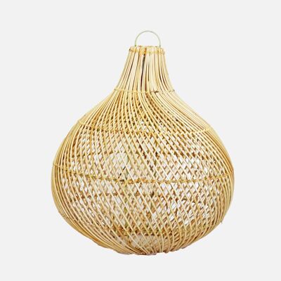 Paralume Mandala Rattan - Croce Naturale