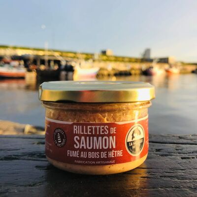 El más vendido: Rillettes de salmón ahumado en madera de haya