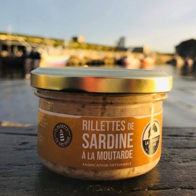 Sardine rillettes with mustard