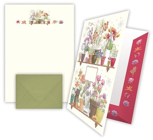 Papier à lettres - design: Fleurs (SKU: 5815)