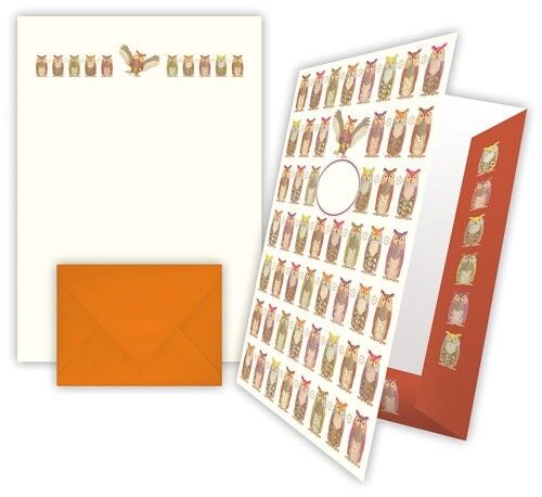 Papers a lettre - Design: Chouette (SKU: 8929)