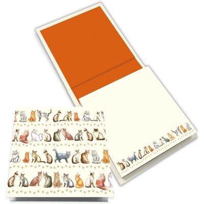Bloc mémo - Design: Cats (SKU: 8551)