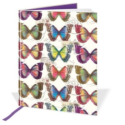 Bloc-note A5 ligné - Design Butterflies (SKU: 8974)