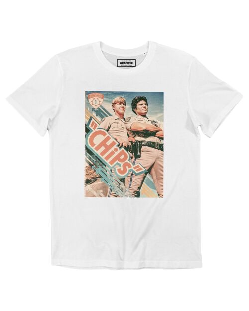 T-shirt Chips - Tee-shirt graphique série TV 80's