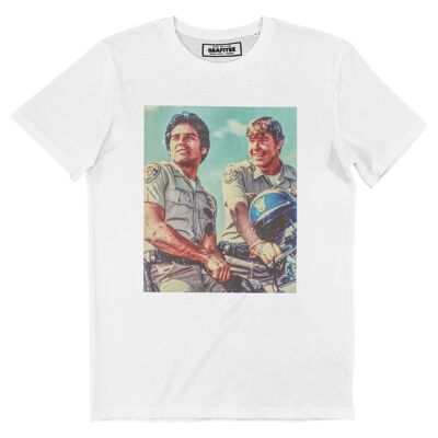 Jon + Ponch T-Shirt – T-Shirt mit Foto aus der TV-Serie