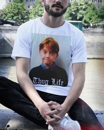 T-shirt Ronald Thug Life - Tee-shirt photo vintage 2