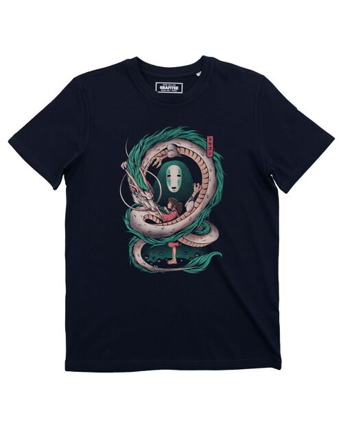T-shirt Haku Fille et Dragon - Tee-shirt graphique japon