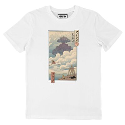 T-shirt Chateau Dans Le Ciel Ukiyo-e - tee-shirt animé