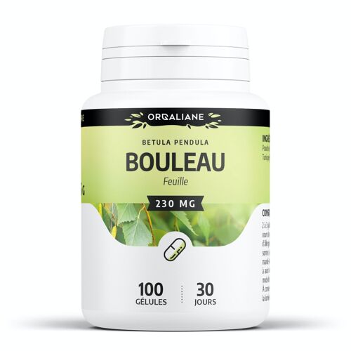 Bouleau - 230 mg - 100 gélules