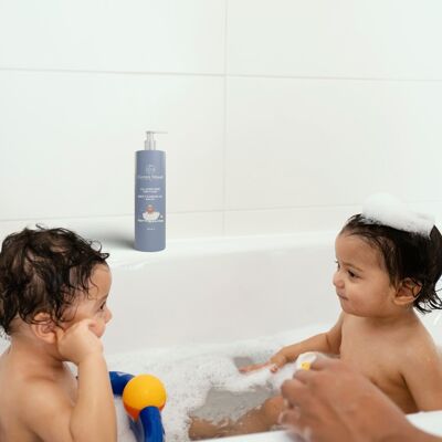 Gel detergente delicato corpo e capelli per neonati certificato biologico - senza profumo