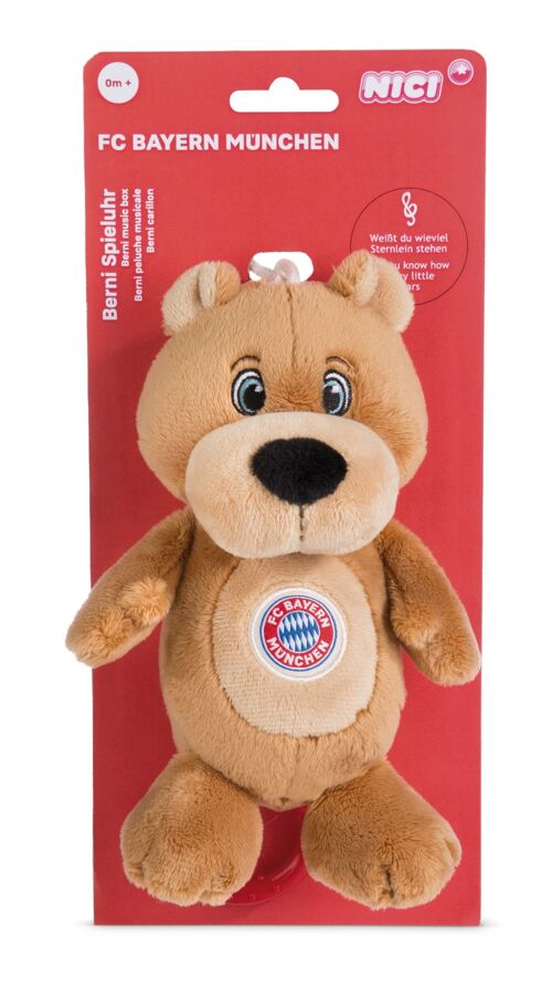 Spieluhr FC BAYERN MÜNCHEN Bär Berni 18cm an