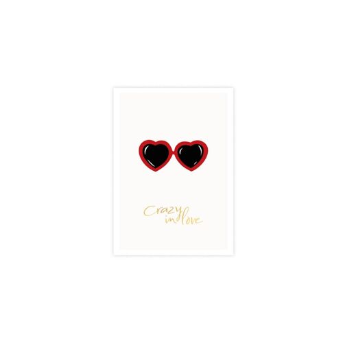 Greeting Card Crazy in Love, Love Icons