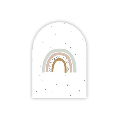 Cartolina d'auguri Arcobaleno, giorni felici
