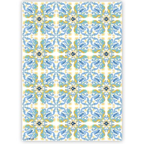Gift wrapping paper, Amalfi, Tiles