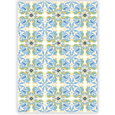Gift wrapping paper, Amalfi, Tiles