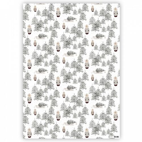 Gift wrapping paper, Eskimo