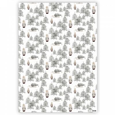 Gift wrapping paper, Eskimo