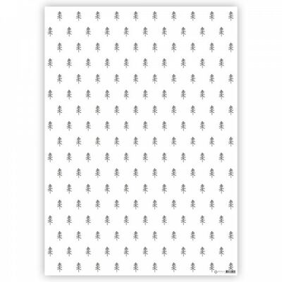 Gift wrapping paper, Mini Trees