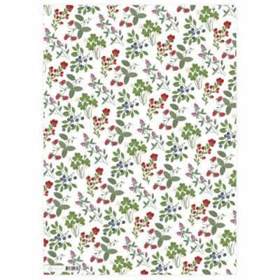 Gift wrapping paper, Woodland Berries