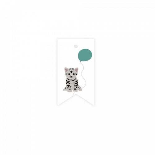 Gift tag, Cat