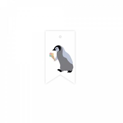 Gift tag, Penguine