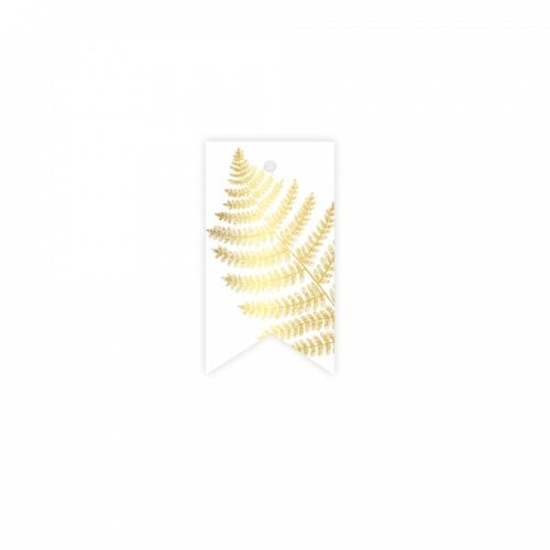 Gift tag, Gold Fern, Midsummer Meadow