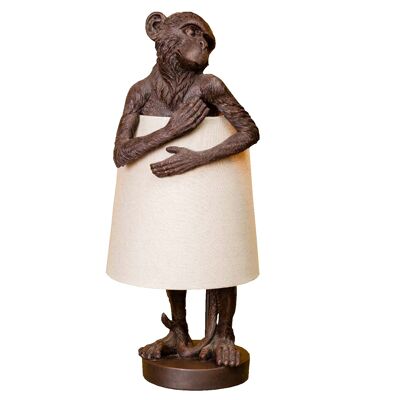 Monkey lamp white