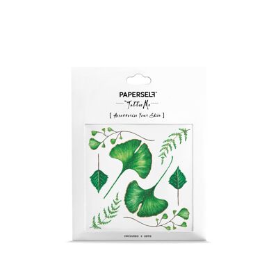 Ginkgo Leaves Temporary Tattoo