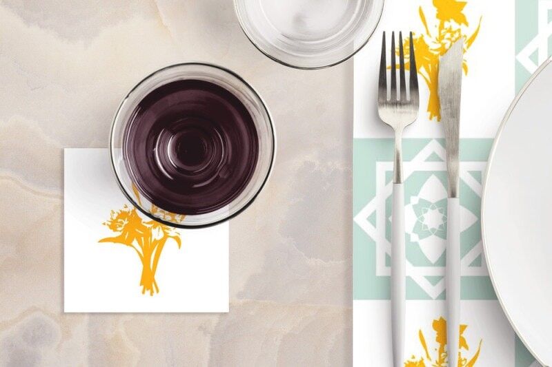 Untersetzer Ethan - Blume