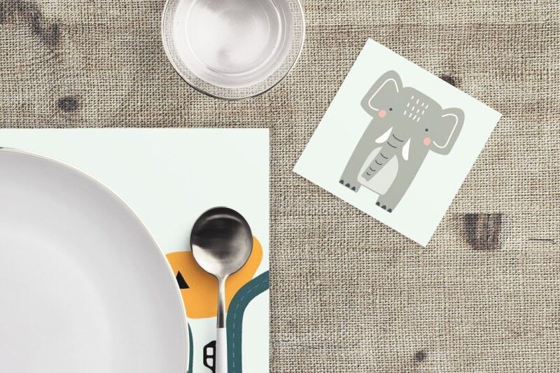 Sottobicchiere Marceau - Elefante