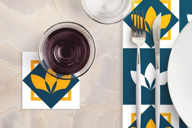 Untersetzer Juliette - Gelb