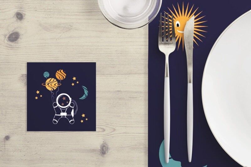 Untersetzer Axel - Astronaut