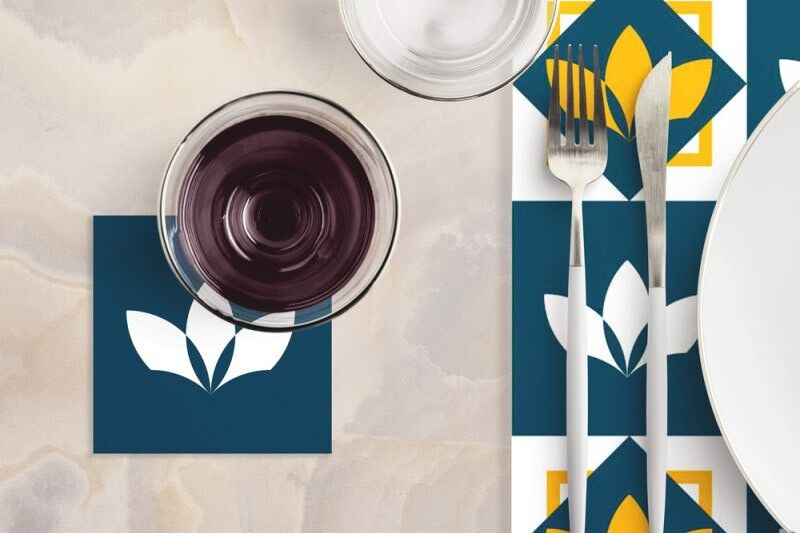 Untersetzer Juliette - Weiß