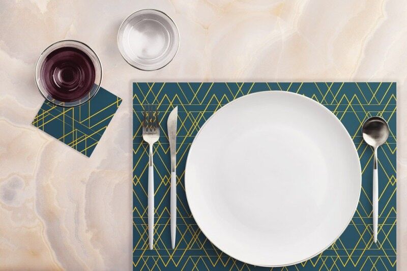 Mantel individual Evan