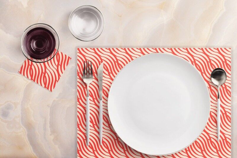 Mantel individual Charline