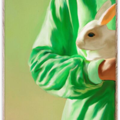 Art print White Rabbit