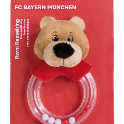 Rattle ring FC BAYERN MÜNCHEN Bear Berni 12cm