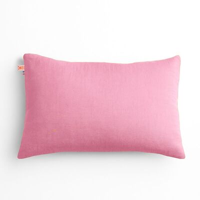 Cojín Rectángulo de algodón orgánico Rosa