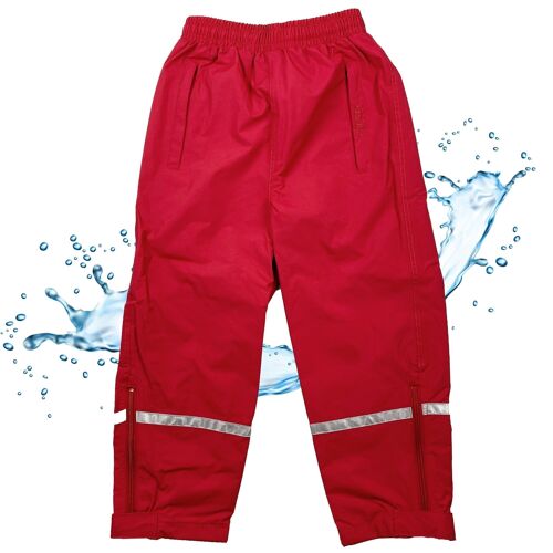 atmungsaktive Regenbundhose - rot