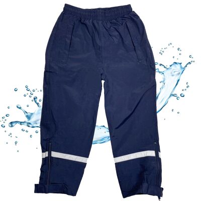 pantalones impermeables transpirables - azul marino